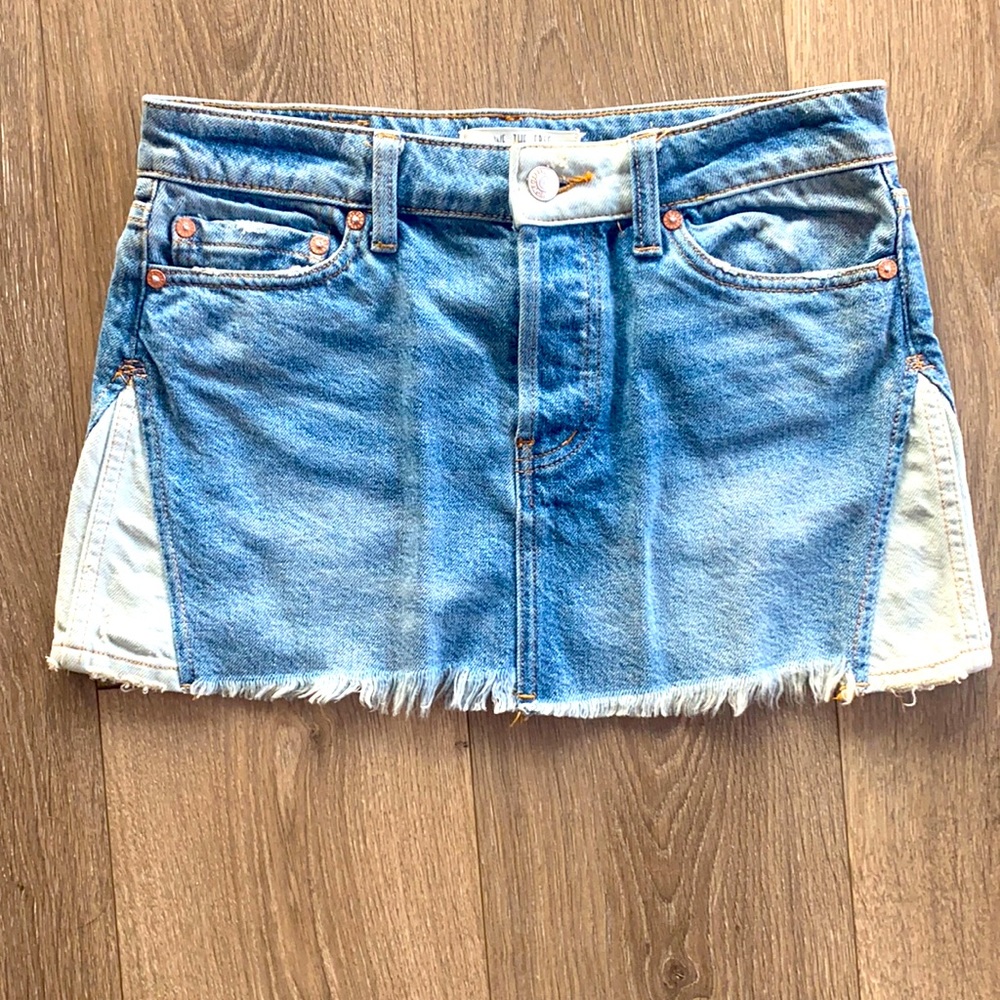 Free people mini skirt.
